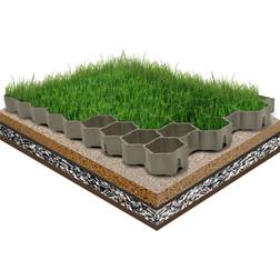 Grilles d'herbe 16 pcs vert 60x40x3 cm plastique vidaXL