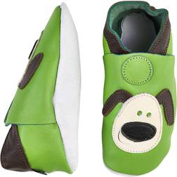 CeLaVi Leather Slippers - Lime