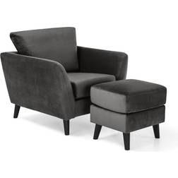 Scandinavian Choice Trend with Footstool Fåtölj 89cm