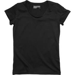 Bread & Boxers Crew Neck Black Female