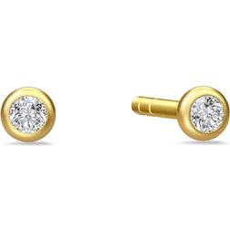 Julie Sandlau Finesse Earrings - Gold/Transparent