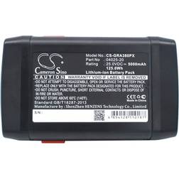 Cameron Sino Ersatzakku CS-GRA380PX Gardena 648872 04025-20 25 Volt 5000mAh Li-Ion