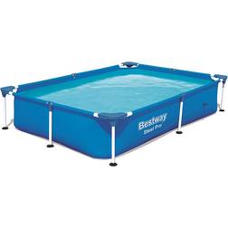 Bestway Steel Pro Rektangel Pool Sæt 221x150x43cm