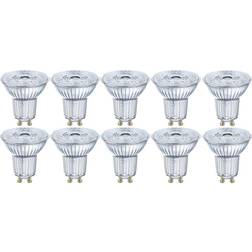 LEDVANCE OSRAM-LED-heljastin GU10 4,3W 2700K 350lm 10 kpl kirkas