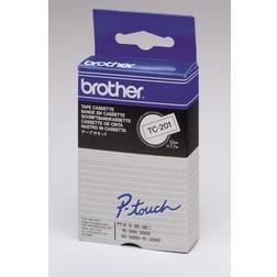 Brother P-Touch Labelling Tape Black on White