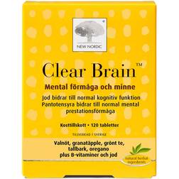 New Nordic Clear Brain 120 stk