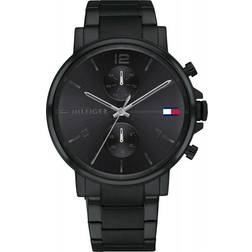 Tommy Hilfiger Hilfiger-Montre Multi-Cadrans pour Homme à movement en Acier inoxydable 1710414 Noir