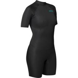 Olaian Shortywetsuit voor surfen voor dames neopreen 1.5 mm zwart