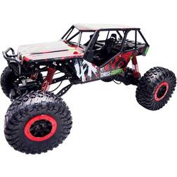 Amewi 22216 Crazy Crawler 1:10 RC modelauto voor beginners Elektro Crawler 4WD Incl. accu, oplader en batterijen voor de zender