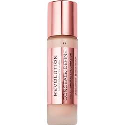 Revolution Beauty Conceal & Define full coverage foundation #F3