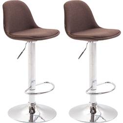 CLP Kiel Polyester Bar Stool 115cm 2pcs