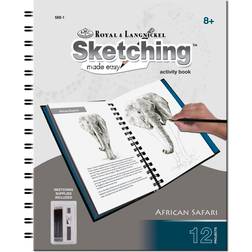 Royal & Langnickel African Safari Sketching Activity Book Set