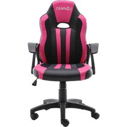 Gear4U Junior Hero Gaming Stol - Sort/Pink