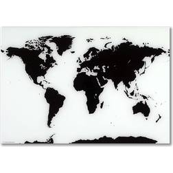 Naga Magnetic Glass Map 80x70cm