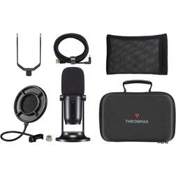 Thronmax MDrill One Pro Microphone Studio Kit, Jet Black