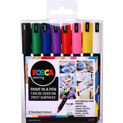 Uni Posca PC-1MR Extra Fine Bullet Tip Set of 8