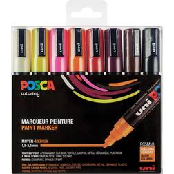 Uni Posca PC-5M Medium Bullet Warm Tones 8-pack