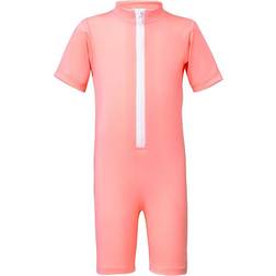 Petit Crabe Noe Sunsuit S/S - Dolphin Paradise (12-PAR-DOL)