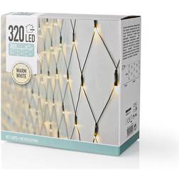 ECD Germany Net Black Luces de Árbol de Navidad 320 Lámparas