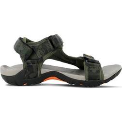 Leaf Esbo Camo Sandalias - Gris/Negro