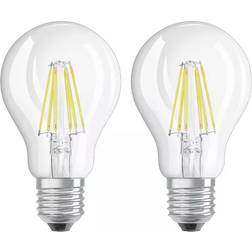 LEDVANCE Star CLAS A 60 CL LED Lamp 7W E27 2-pack