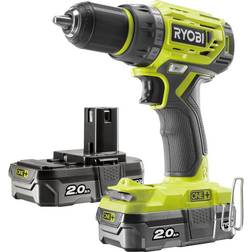 Ryobi Perceuse Visseuse 18V One Plus Brushless 2 batteries 2,0Ah 1 chargeur rapide R18DD7-220S