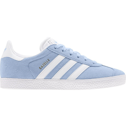 adidas Junior Gazelle - Clear Sky/Cloud White/Gold Metallic