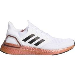 Adidas Ultra Boost 20 White Signal Pink Women's