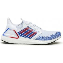 Adidas UltraBOOST 20 M - Cloud White/Scarlet/Royal Blue