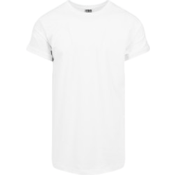 Urban Classics Lang Turnup T-shirt - Hvid