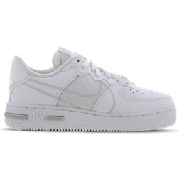 Nike Air Force 1 React GS - White/Pure Platinum