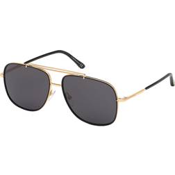 Tom Ford FT0693 Benton 30A Occhiali da Sole Neri per Uomo