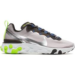 NIKE React Element 55 SE M - Grey/Volt/Silver Metallic/White