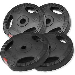 Gorilla Sports Pro Trigrip Weight Plate Set 30kg