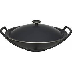 Le Creuset Black Cast Iron mit Klappe 36 cm