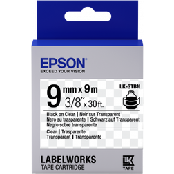 Epson LabelWorks Black on Clear