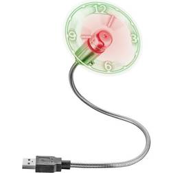 Trust Flex USB Mini Fan With LED Clock