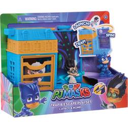 PJ Masks Trap & Escape Playset Catboy & Romeo