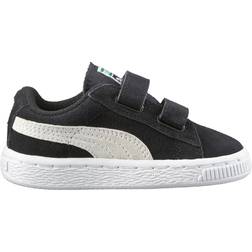 Puma Kid's Suede 2 Straps - Black/White