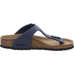 Birkenstock Gizeh Birko-Flor Nubuck - Blauw