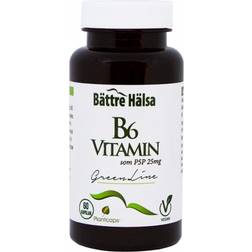 Bättre hälsa B6 Vitamin 25mg 60 stk