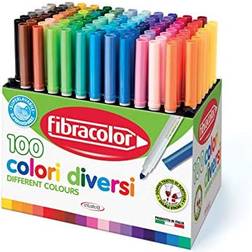 Fibracolor Colori Diversi 100 Pieces