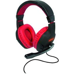 Konix Drakkar Binaural Diadema Negro Rojo