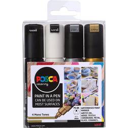 Uni Posca PC-8K Broad Bullet 4-pack