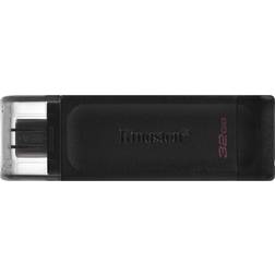 Kingston Clé USB C 3.2, Mémoire 32GB, DataTraveler 70