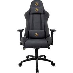 Arozzi Verona -SIG-SFB-GD silla para videojuegos Silla para videojuegos de PC Asiento acolchado tapizado Gris, Amarillo