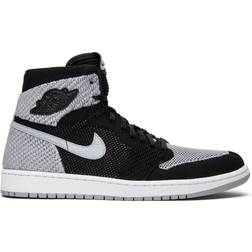 Nike Air Jordan 1 Retro High Flyknit M - Black/Medium Grey/White