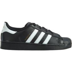 adidas Kid's Superstar Foundation Lace - Core Black/Cloud White/Core Black