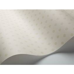 Cole & Son Tapete Victorian Star von Ivory blanc