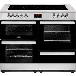 Belling Cookcentre 110E Stainless Steel, Black